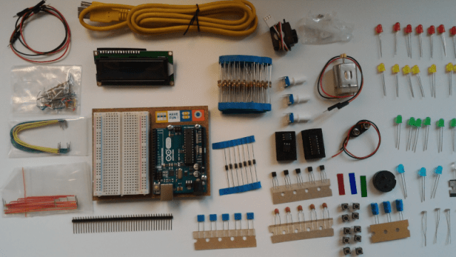 Kits de capteurs et d'actionneurs pour l'Arduino