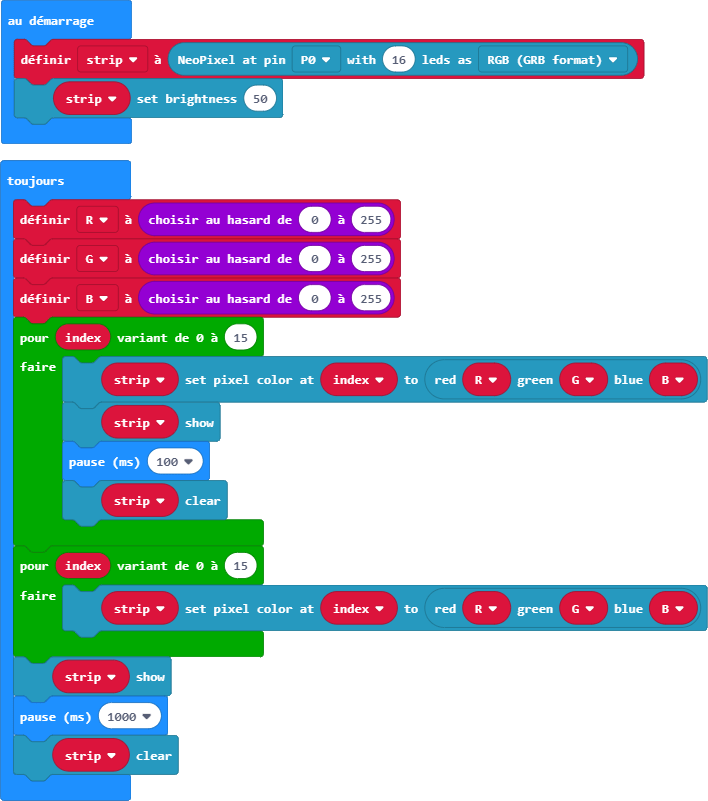 LED Adressables et Micro:Bit – arduiblog