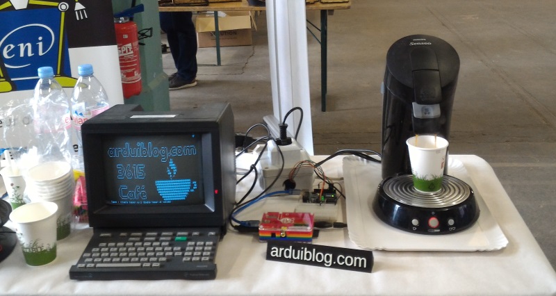 3615 Café, contrôler une cafetière avec un Arduino