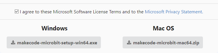Téléchargement de MakeCode Offline