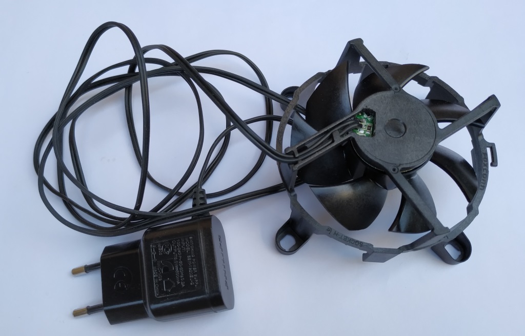 Alimentation du ventilateur