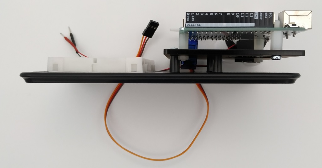 Le support est en porte-à-faux