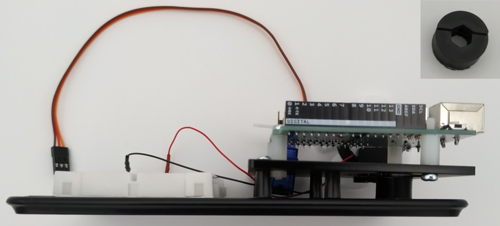 Installation d'une rondelle pour régler le problème de porte à faux.