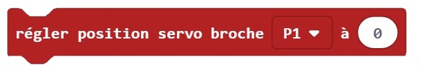 Programmation d'un servomoteur avec MakeCode