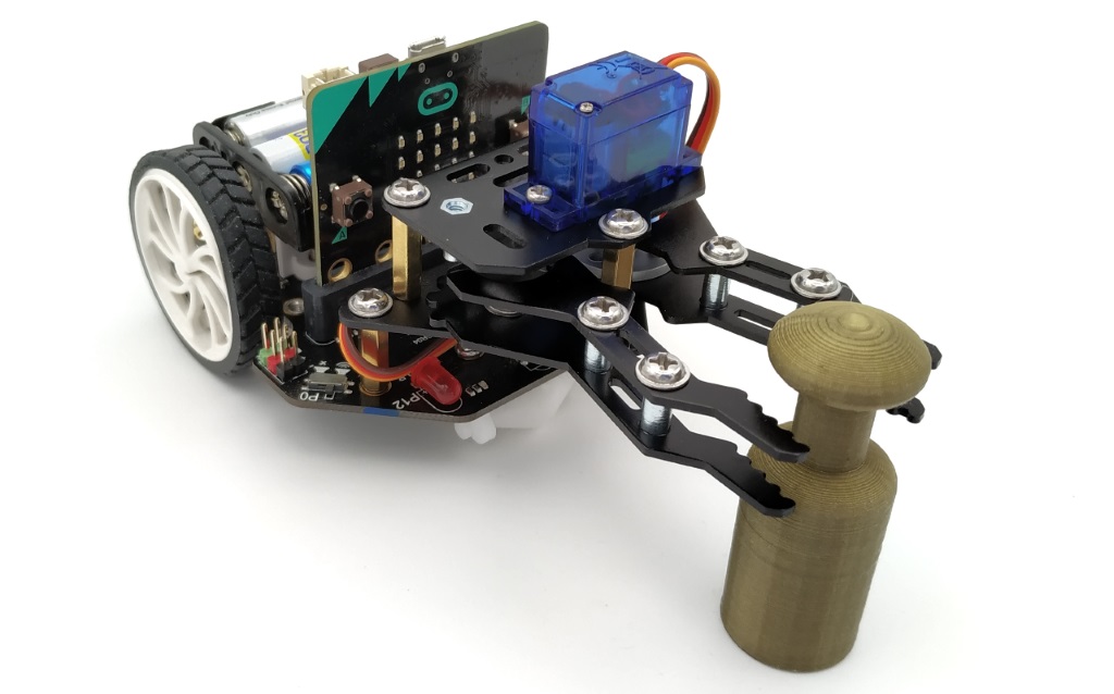 robot Maqueen avec l'extension mechanic