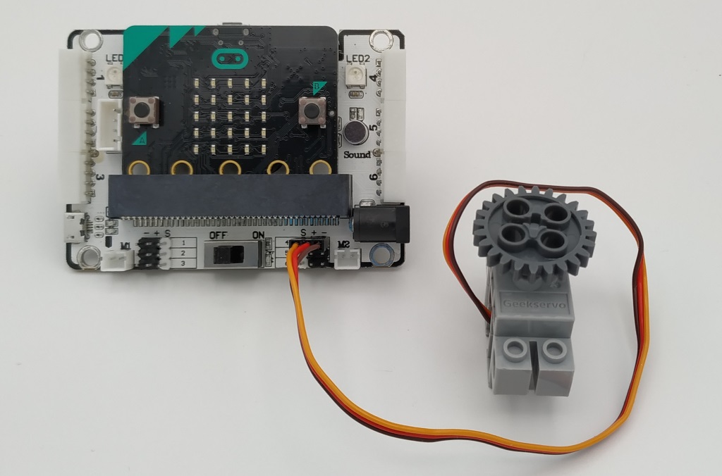 Utilisation du servomoteur avec le Kit DaDa:bit