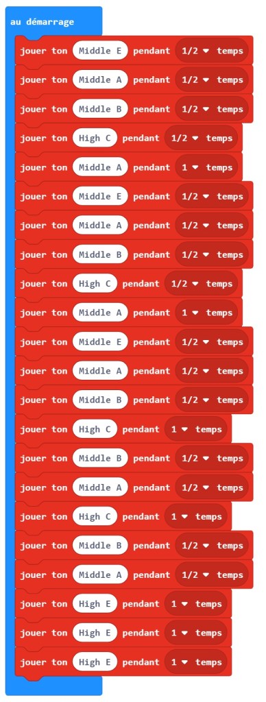 Comment jouer la musique Bella Ciao avec le micro:bit
