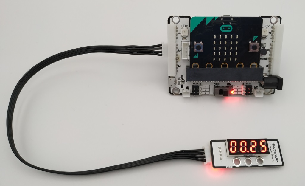 Utilisation de l'afficheur 4 chiffres 7 segments avec le Kit DaDa:bit