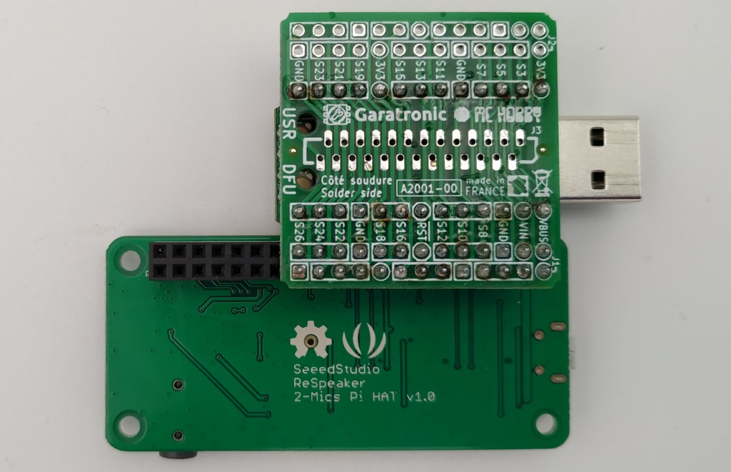 branchement d'un Hat à 40 connecteurs à la HatFace