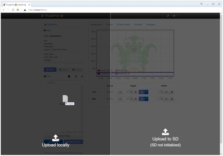 Transmission d'un fichier à imprimer