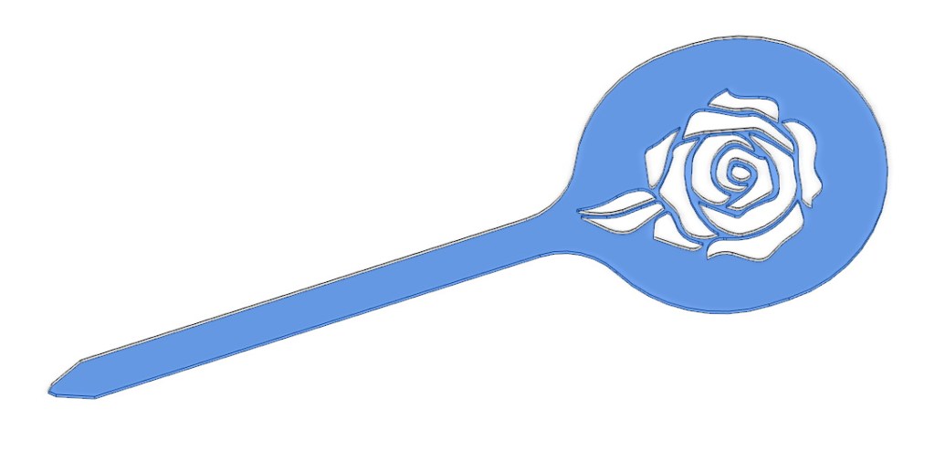 Piquet de jardinage (rose)