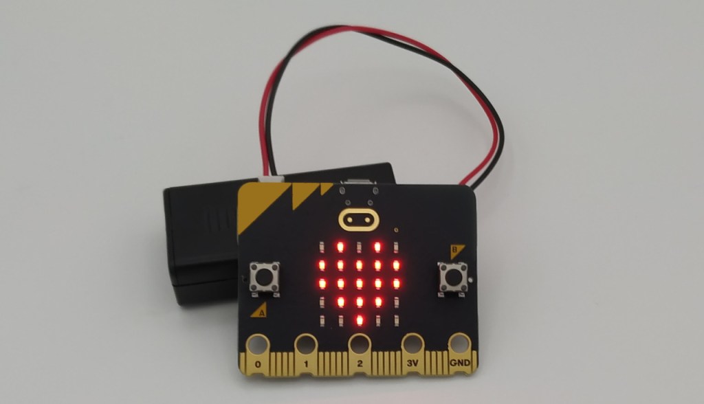 Premiers tests du micro:bit V2