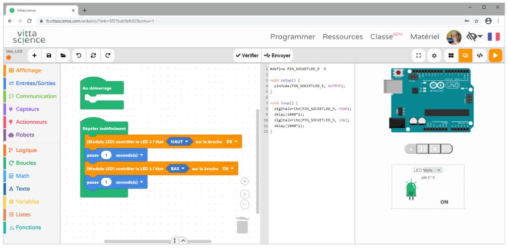 Site internet Vittascience