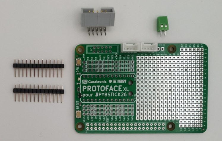 Protoface pour PYBSTICK