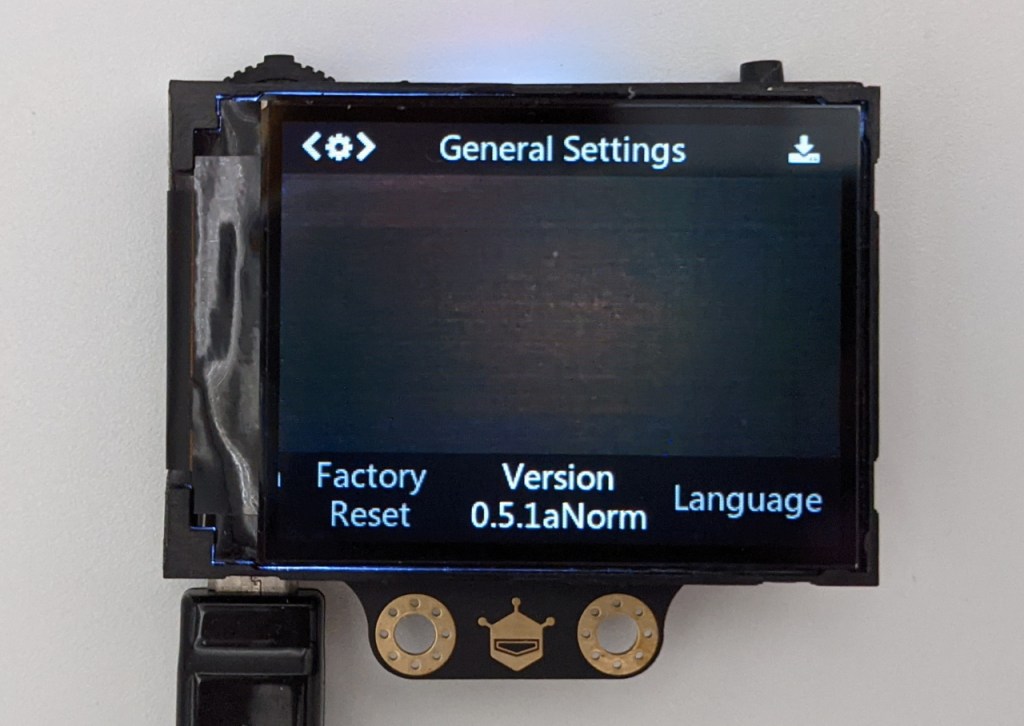 Le fimware a été mis à jour