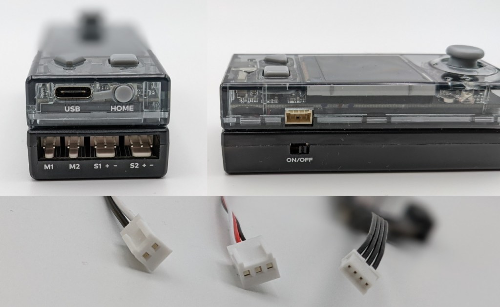 Les différents connecteurs compatibles