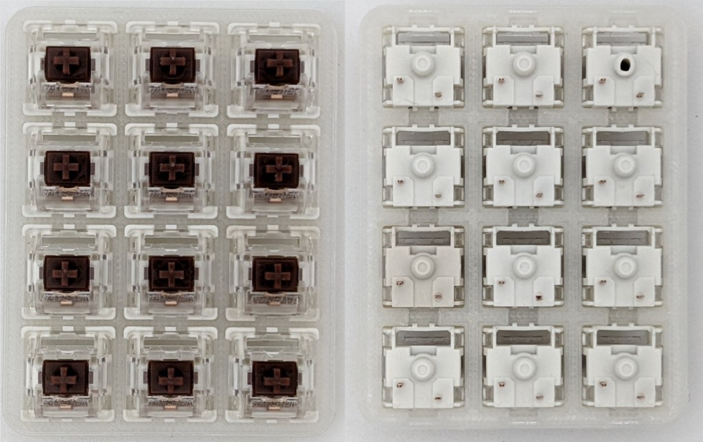 Insertion des boutons dans le support