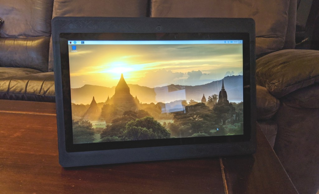 La Diskio Pi en mode tablette