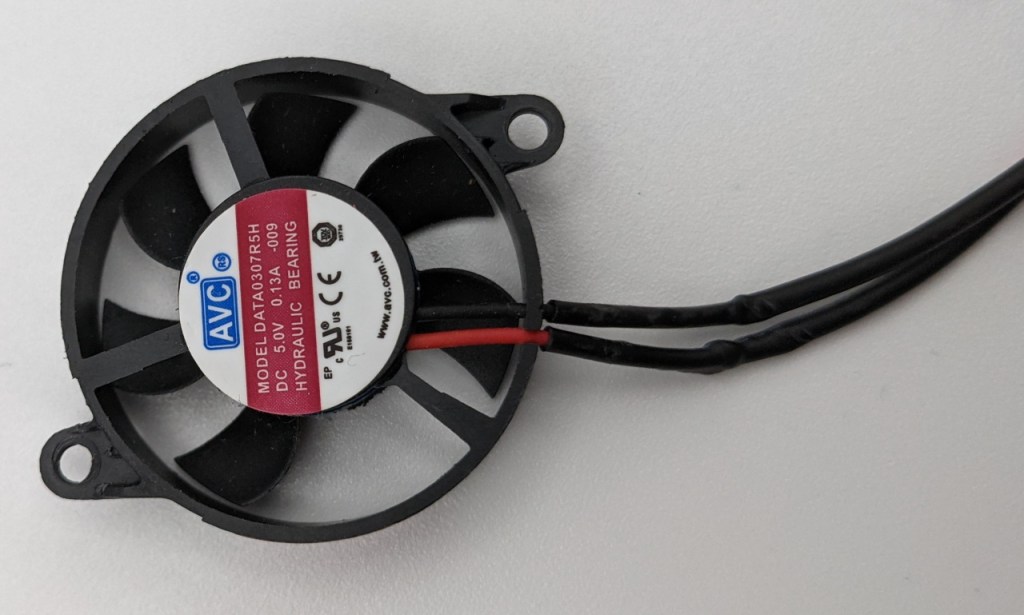 Ventilateur avec une palle cassée