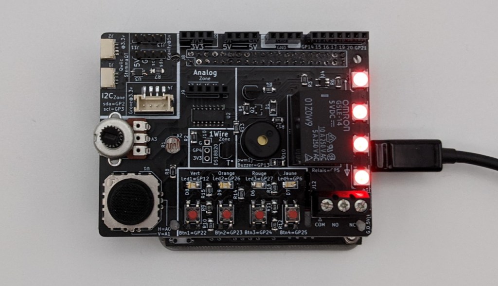 LED Neopixel du Ludik Hat (en rouge)