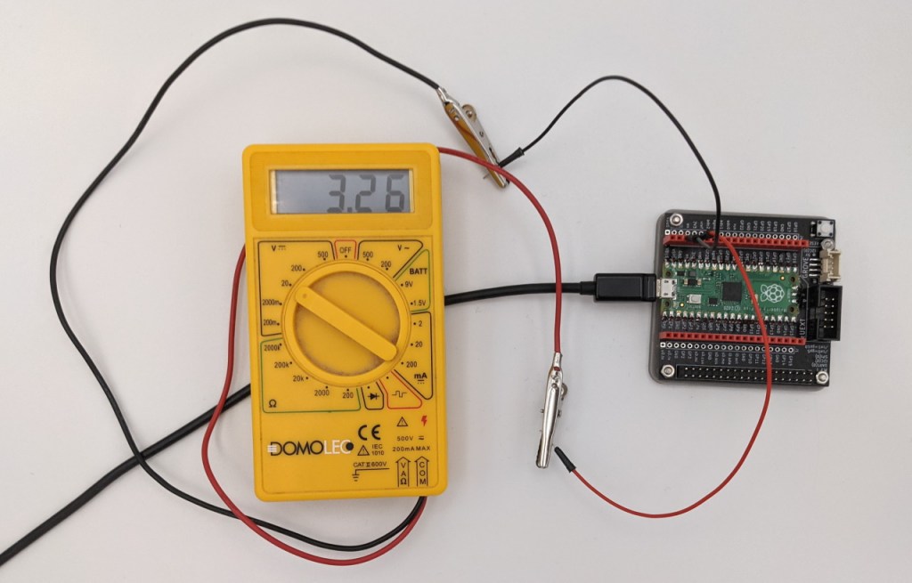 Contrôle de la tension de la carte PicoHat