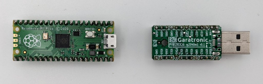 Raspberry Pico et PYBStick RP2040