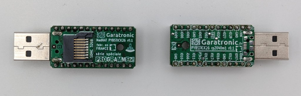 PYBStick26 et PYBStick RP2040 de Garatronic