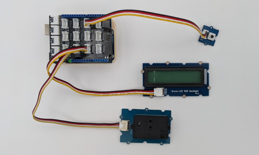 Branchement du bouton de calibration manuelle