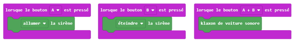 Exemple d'utilisation du buzzer