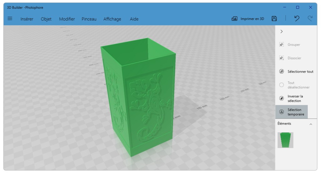 Un photophore au motif tahitien