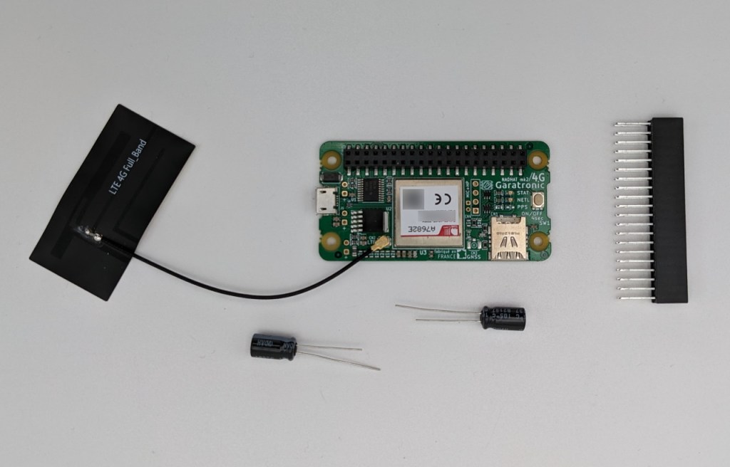 La NadHAT MK2 sans les condensateurs soudés