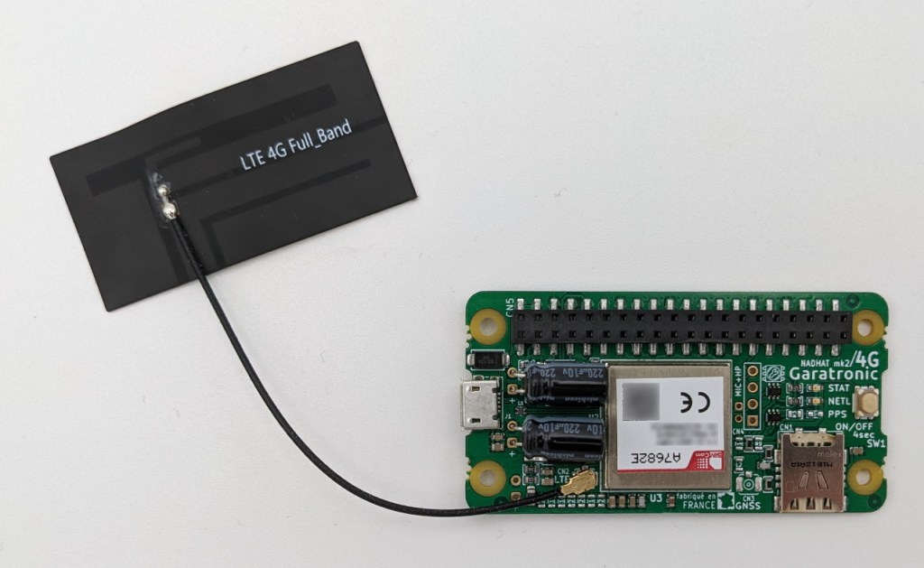 La NadHAT MK2 avec les condensateurs soudés