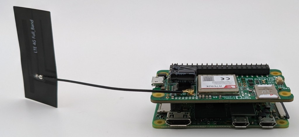 La NadHAT MK2 connectée en tant que HAT Raspberry Pi