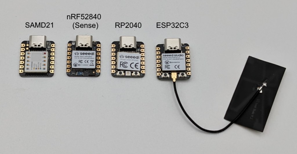Les cartes de développement de la gamme Xiao de Seeed Studio
