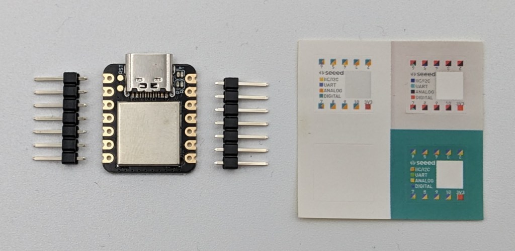 Connectecteurs à souder sur la carte Xiao de Seeed Studio