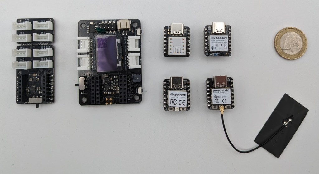 Les cartes de la gamme Xiao avec les 2 cartes Shield