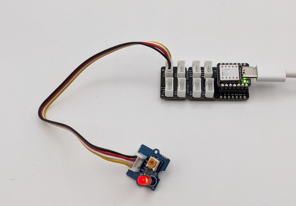 Grove Shield avec un module LED