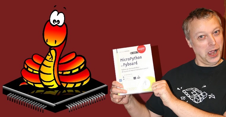 Le livre MicroPython et Pyboard de Dominique Meurisse