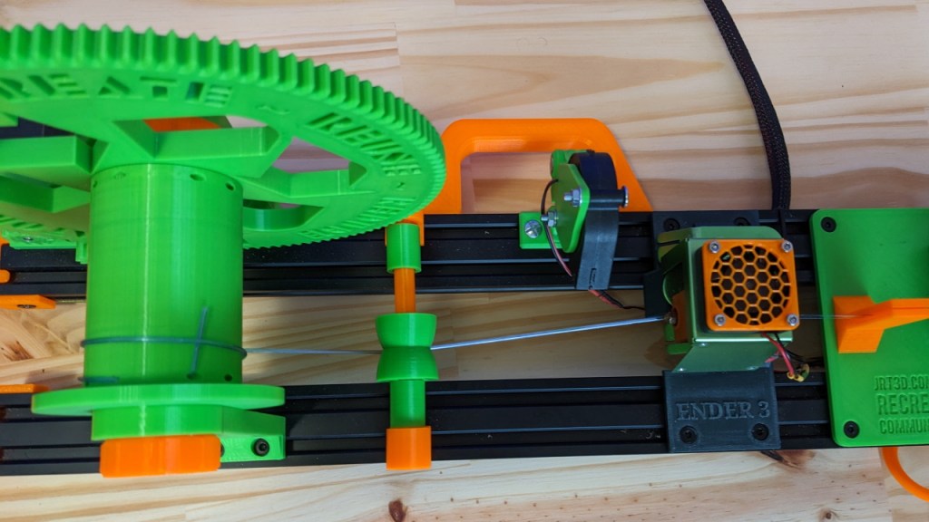 Enroulement du filament