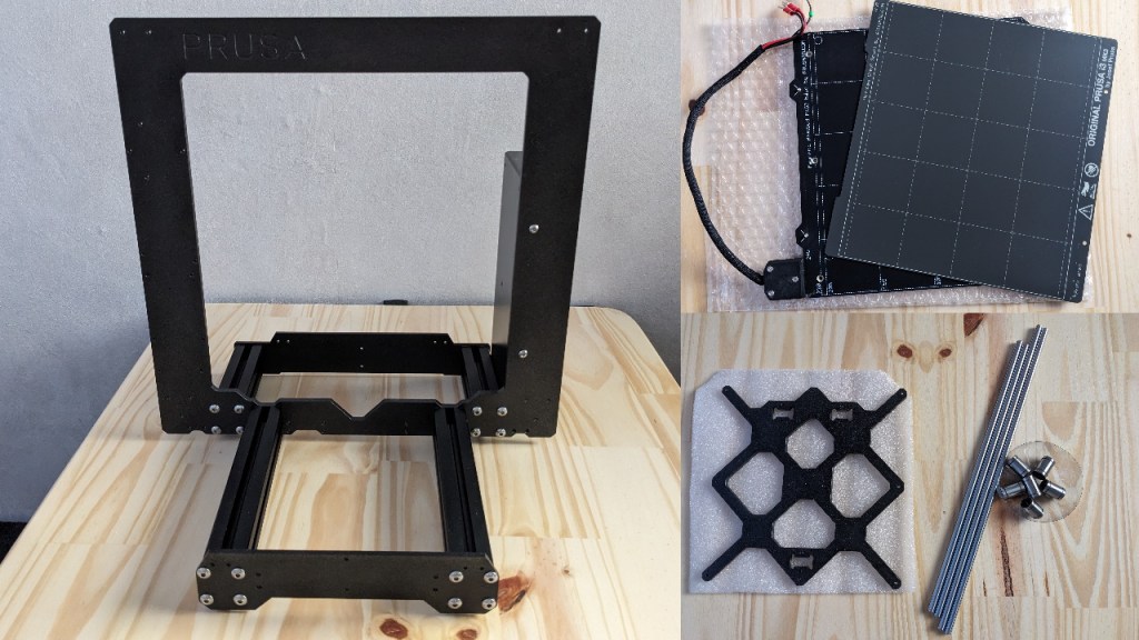 Les pièces récupérées sur la MK3