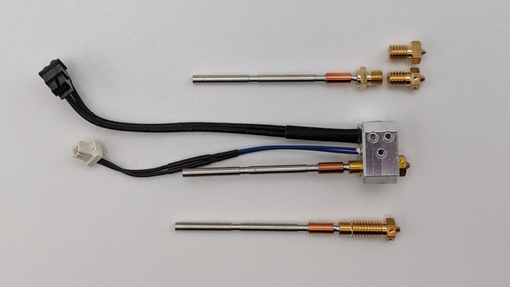 Les nouvelles buses avec un guide-filament intégré