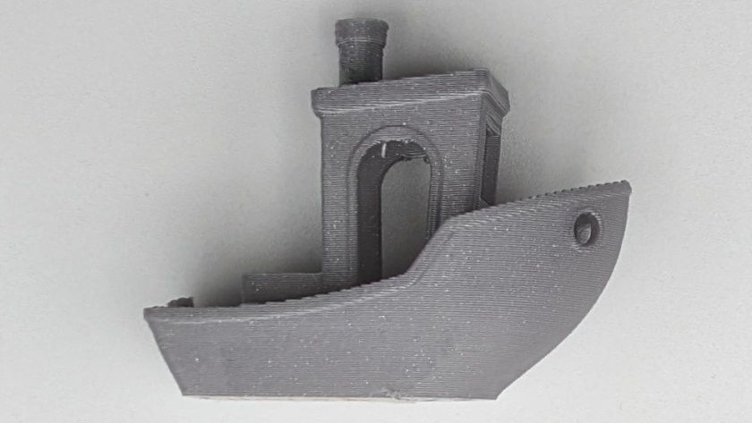 Benchy imprimé en 12 minutes avec un G-code fourni par Prusa