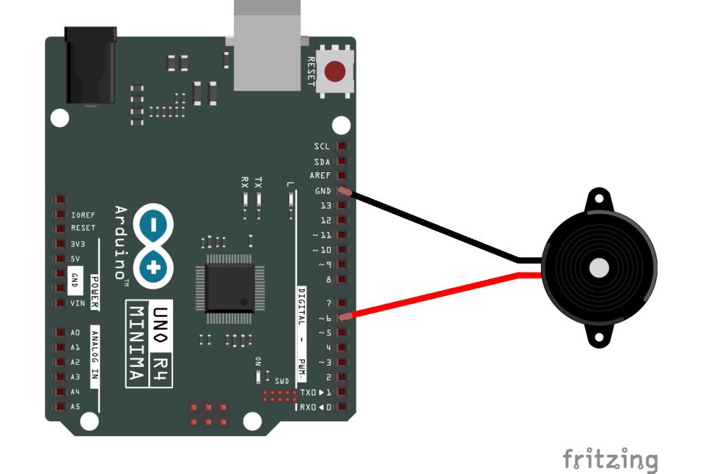 Branchement du buzzer sur une sortie PWM (6)