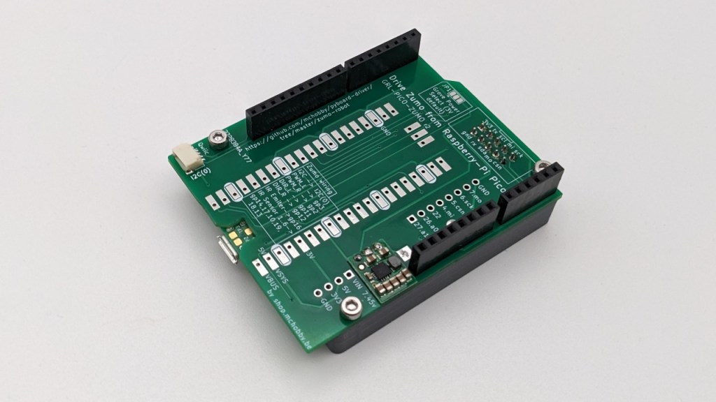 L'adaptateur Pico-Zumo est un Arduino