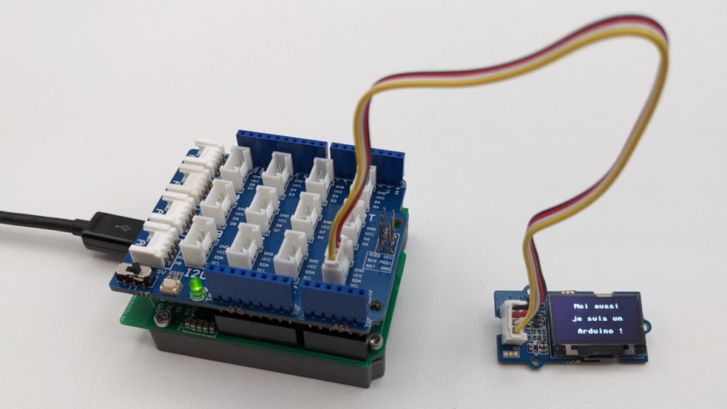 L'adaptateur Pico-Zumo avec la carte shield Grove