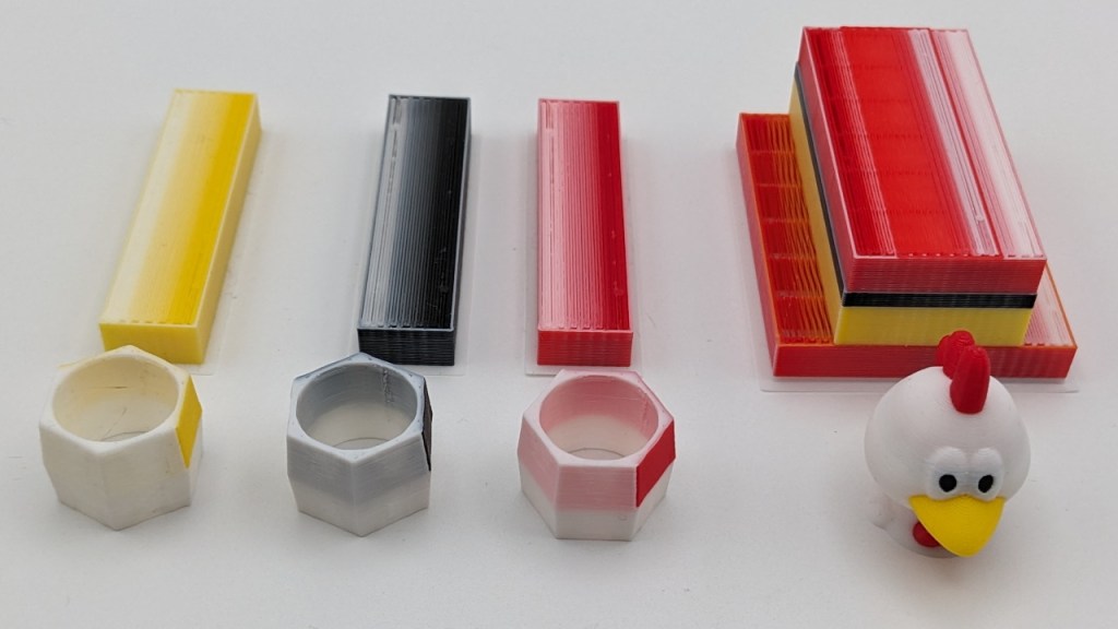 Tests de différentes valeurs de purge