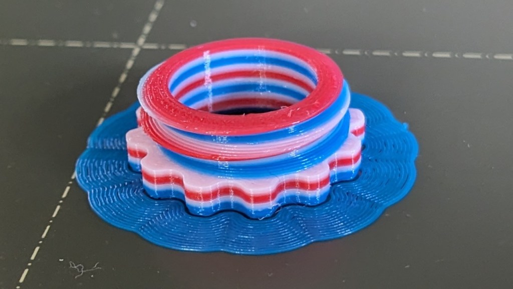 Dégradé Bleu, blanc et rouge