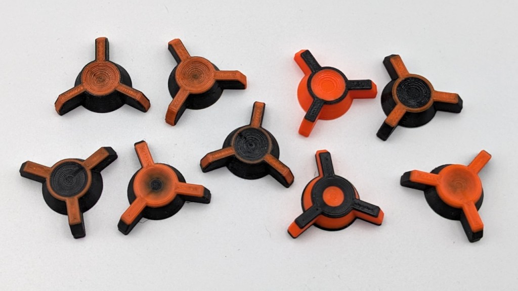 Boutons bicolore (en PETG)