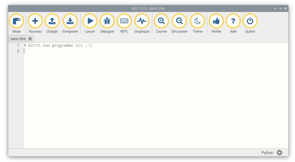 Python sur Raspberry Pi