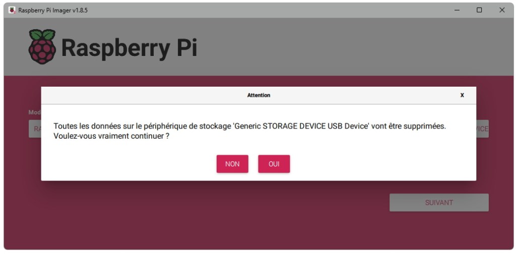 Suite de l'installation de Recalbox avec Rasberry Pi Imager